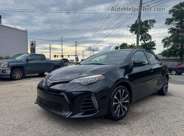 2T1BURHE0HC963127 2017 TOYOTA COROLLA Черный Задняя правая четверть