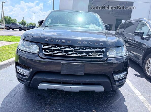 SALWR2VF8GA561603 2016 LAND ROVER RANGE Black Вид підкапотного простору
