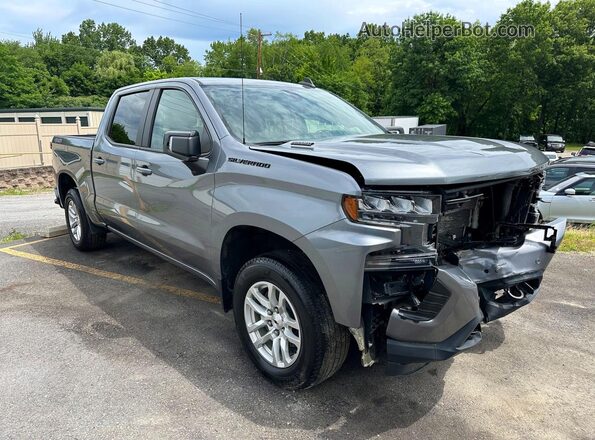 1GCUYEET2NZ192504 2022 CHEVROLET SILVERADO Silver Front view