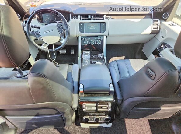 SALGS2EF4GA294467 2016 LAND ROVER RANGE White Widok zestawu wskaźników