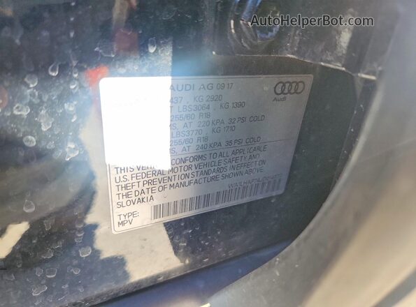 WA1LHAF74JD014777 2018 AUDI Q7 Black Панорамний вид салону 360°