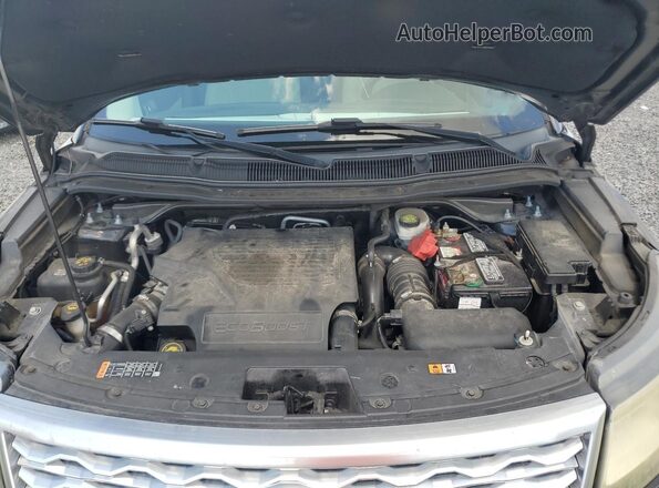 1FM5K8HT0HGA97650 2017 FORD EXPLORER Серый Вид подкапотного пространства