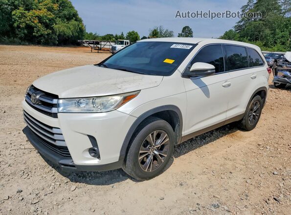 5TDZARFH7KS060010 2019 TOYOTA HIGHLANDER White Trasero izquierdo