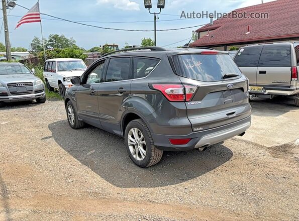 1FMCU9GD9JUD12743 2018 FORD ESCAPE Gray Przód prawy