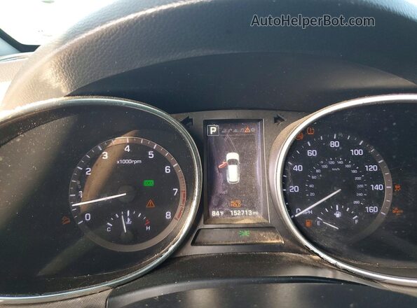 KM8SR4HF3HU181092 2017 HYUNDAI SANTA Gray Vista de los asientos traseros