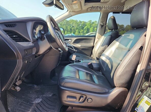 5TDXZ3DC0JS955065 2018 TOYOTA SIENNA Black Widok deski rozdzielczej