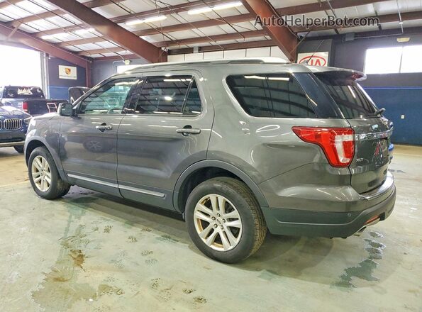 1FM5K8DH3JGB24878 2018 FORD EXPLORER Gray Tył prawy