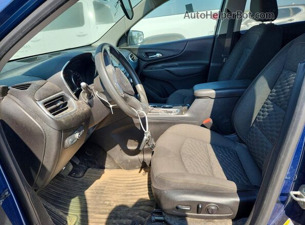 2GNAXUEV6K6233071 2019 CHEVROLET EQUINOX Синий Вид панели приборов