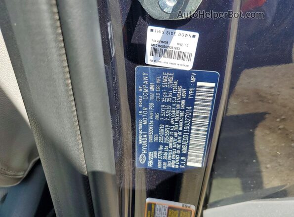 KM8JEDD11SU327014 2025 HYUNDAI TUCSON Blue Սալոնի 360 աստիճան տեսք