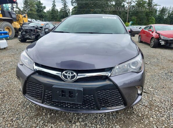 4T1BF1FK1HU767412 2017 TOYOTA CAMRY Серый Вид сзади