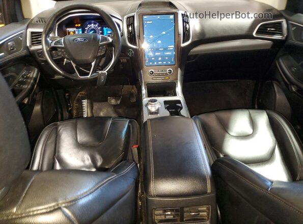 2FMPK4K93MBA26930 2021 FORD EDGE Gray Вид щитка приладів