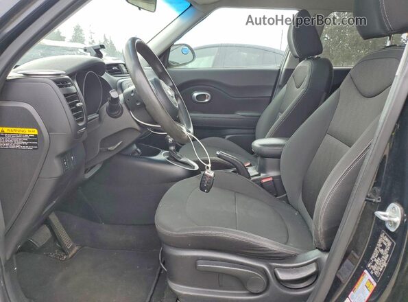 KNDJN2A24G7313068 2016 KIA SOUL Черный Вид панели приборов