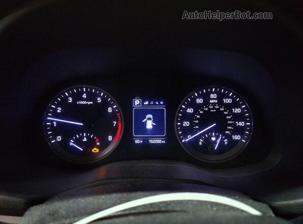 KM8J3CA22GU233597 2016 HYUNDAI TUCSON Белый Вид задних сидений