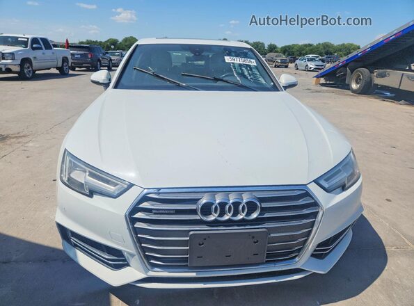 WAUENAF44HN025213 2017 AUDI A4 White Вид ззаду