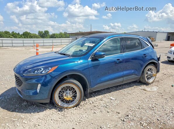 1FMCU9DZ9LUB33993 2020 FORD ESCAPE Blue Задня ліва чверть