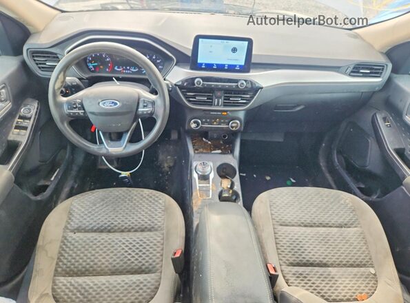 1FMCU0G6XLUB14625 2020 FORD ESCAPE Silver ხელსაწყოთა პანელის ხედი