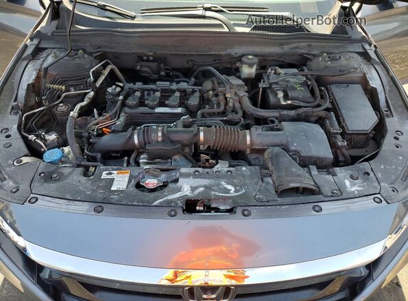 1HGCV1F19JA167183 2018 HONDA ACCORD Black Vista de la etiqueta del VIN