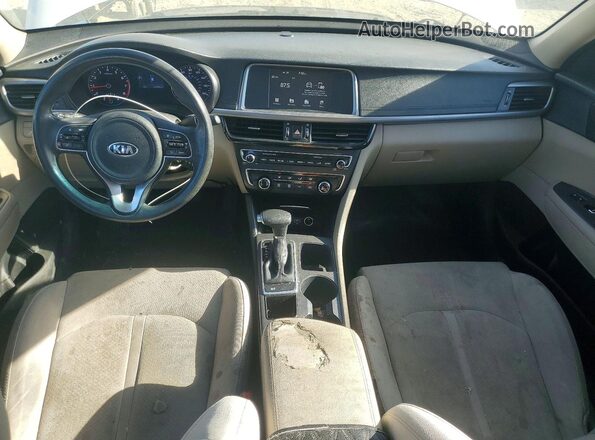 5XXGT4L33JG191772 2018 KIA OPTIMA White Vista del cuadro de instrumentos