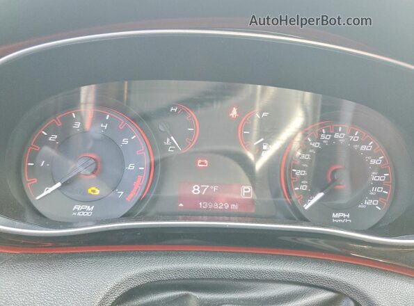 1C3CDFBB8GD750403 2016 DODGE DART Black Widok tylnych siedzeń