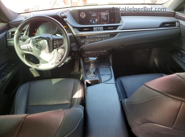 58AB21B12KU004050 2019 LEXUS ES Red Dashboard view