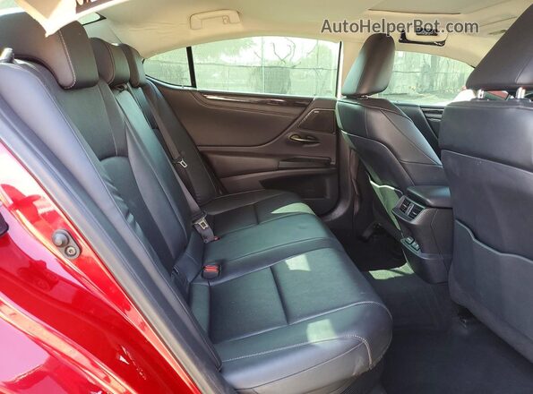 58AB21B12KU004050 2019 LEXUS ES Red Rear seats view