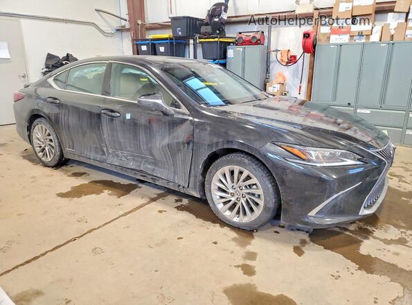 58AB21B19MU012973 2021 LEXUS ES Черный Передняя правая четверть