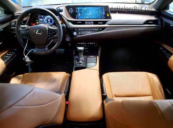 58AB21B19MU012973 2021 LEXUS ES Черный Вид панели приборов
