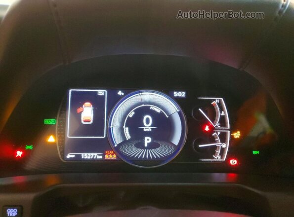 58AB21B19MU012973 2021 LEXUS ES Черный Вид щитка приборов