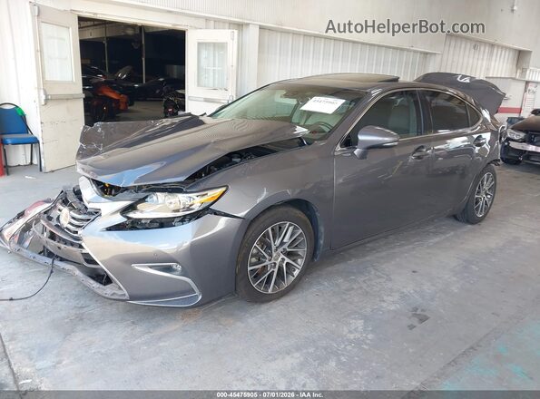 58ABK1GG0JU080765 2018 LEXUS ES 350 Gray Передня ліва чверть
