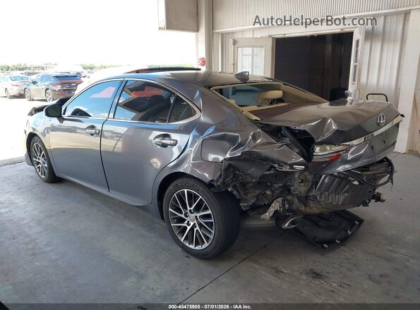 58ABK1GG0JU080765 2018 LEXUS ES 350 Gray Задня ліва чверть