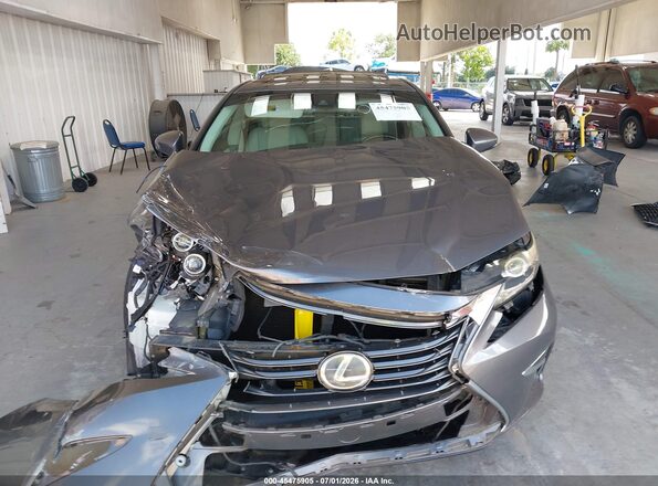 58ABK1GG0JU080765 2018 LEXUS ES 350 Gray Вид задньої частини салону