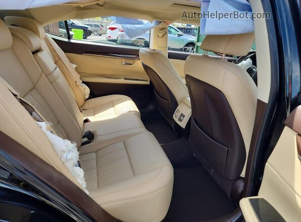 58ABK1GG0JU102795 2018 LEXUS ES Black Widok tylnych siedzeń