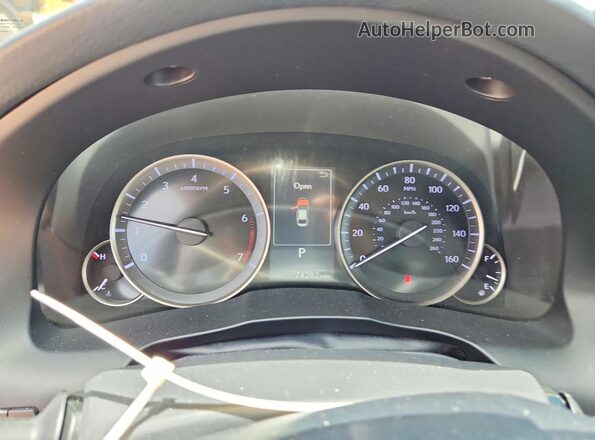 58ABK1GG1GU015870 2016 LEXUS ES Silver Սարքավորումների վահանակի տեսք