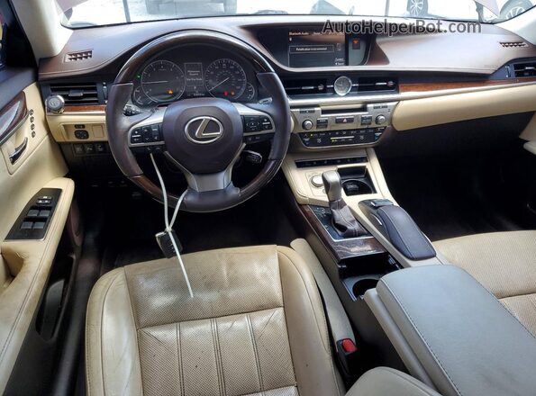 58ABK1GG1HU048756 2017 LEXUS ES Коричневый Вид панели приборов