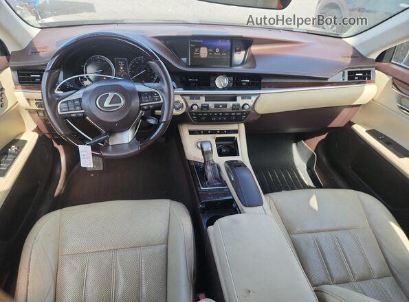58ABK1GG1HU067274 2017 LEXUS ES Gray Dashboard view