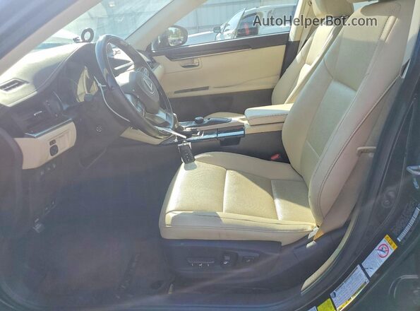 58ABK1GG1HU073852 2017 LEXUS ES Black Вид салону спереду