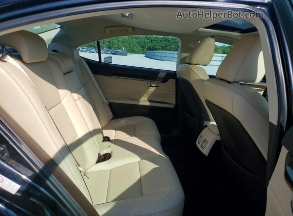 58ABK1GG1HU073852 2017 LEXUS ES Black Вид задніх сидінь