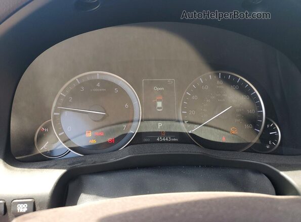 58ABK1GG1HU077240 2017 LEXUS ES White Vista del cuadro de instrumentos
