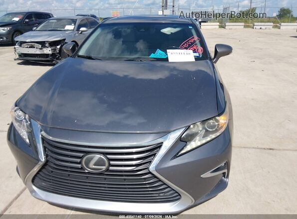 58ABK1GG1JU088051 2018 LEXUS ES 350 Gray Vista frontal