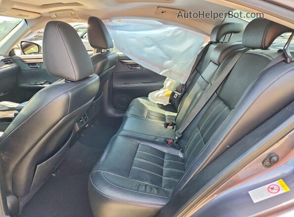 58ABK1GG2GU005400 2016 LEXUS ES Gray Widok tylnych siedzeń