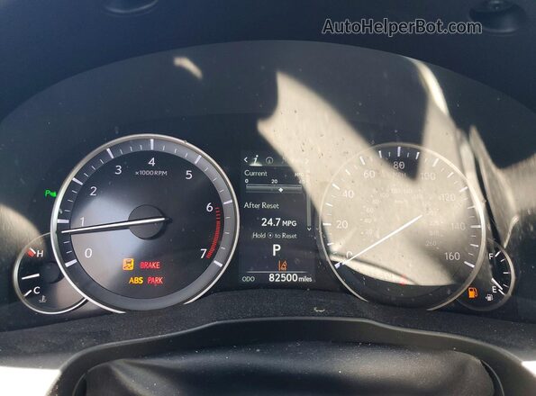 58ABK1GG2HU078073 2017 LEXUS ES Silver Vista del cuadro de instrumentos