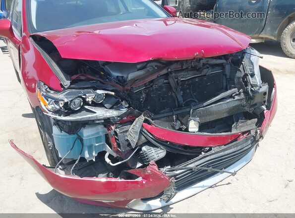 58ABK1GG2JU097504 2018 LEXUS ES 350 Red Widok z przodu
