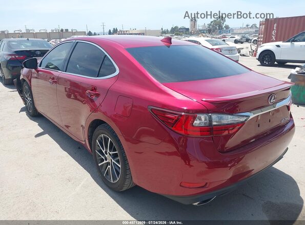 58ABK1GG2JU097504 2018 LEXUS ES 350 Red Tył lewy