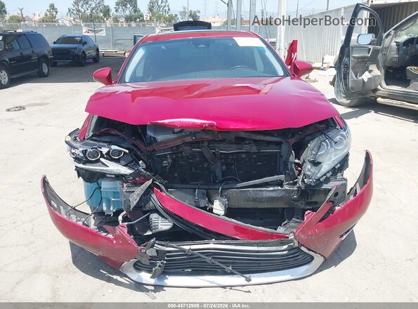 58ABK1GG2JU097504 2018 LEXUS ES 350 Red Widok zestawu wskaźników