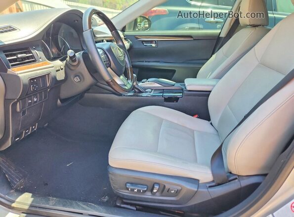 58ABK1GG3GU005325 2016 LEXUS ES Серебряный Вид салона спереди