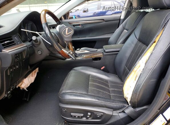 58ABK1GG3GU024134 2016 LEXUS ES Black წინა სალონის ხედი