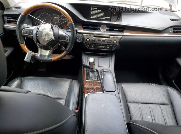 58ABK1GG3GU024134 2016 LEXUS ES Black წინა პანელის ხედი