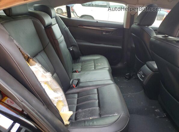 58ABK1GG3GU024134 2016 LEXUS ES Black უკანა სავარძლების ხედი