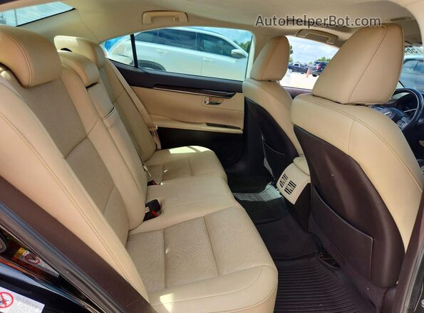 58ABK1GG3HU054042 2017 LEXUS ES Black Widok tylnych siedzeń