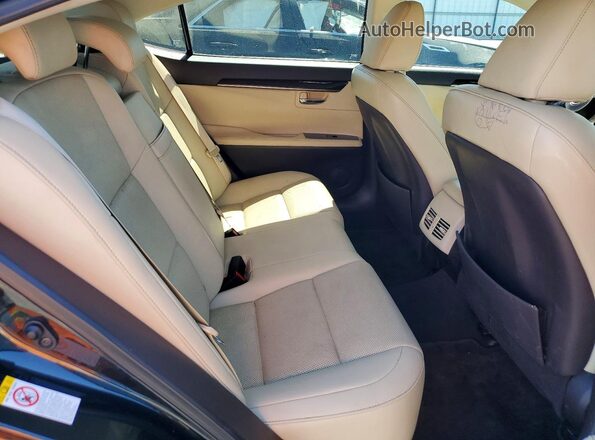 58ABK1GG4GU004636 2016 LEXUS ES Black Вид задніх сидінь